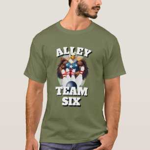 Mens Sports Bowling Funny Novelty ALLEY TEAM SIX T-Shirt