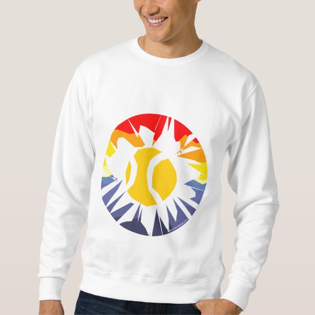 Men's sports clothes | tennis sweater with print (Front)