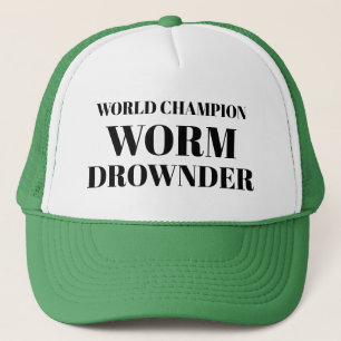 Men's Sportswear Fishing WORM DROWNDER Lucky Trucker Hat