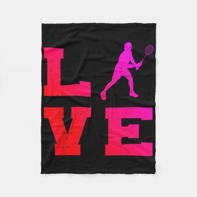 Mens Squash Shuttle Badminton Women  Fleece Blanket (Front)