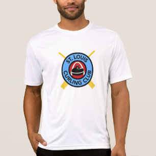 Men's St Louis Curling Club - Micro fibre T-Shirt