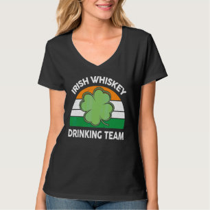 Mens St Patricks Day Costume Funny Irish Whiskey D T-Shirt