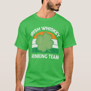 Mens St Patricks Day Costume Funny Irish Whiskey D T-Shirt