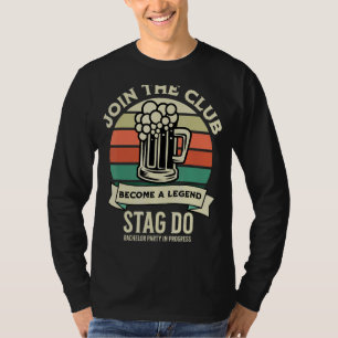 Men's Stag Do Party  Drinking Team Bachelor Party T-Shirt