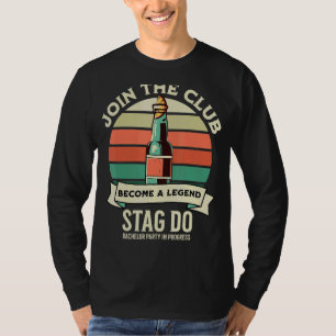 Men's Stag Do Party  Drinking Team Mens Bachelor P T-Shirt