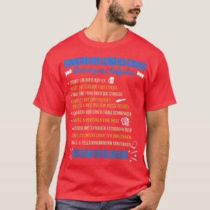 Mens Stag party tasks groom checklist  T-Shirt