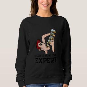 Mens  Statement Beer Drinking Alcohol Party Sweatshirt