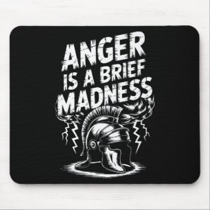 Mens Stoic Philosoper Quote Motivational Stoicism  Mouse Pad