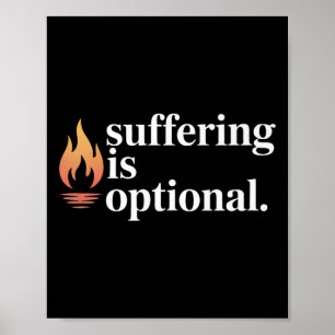 Mens Stoic Philosoper Quote Motivational Stoicism  Poster