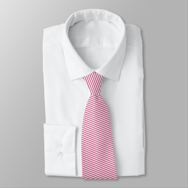 Men's Striped Tie (Tied)