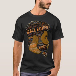 Mens Strong Black Father King African Black Histor T-Shirt