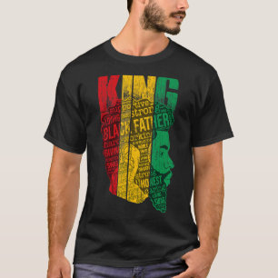 Mens Strong Black King African American Natural Af T-Shirt