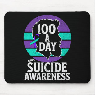 Men's Suicide Awareness Design Mens Mental Health  Mouse Pad