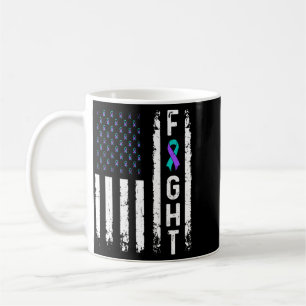 Mens Suicide Prevention Flag Fight Mental Health Coffee Mug