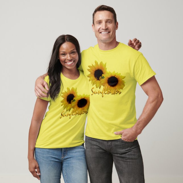 Men's Sunflower T-shirts Organic Sunflower Shirt (Unisex)