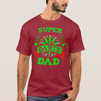 Mens Super Darts Dad T-Shirt