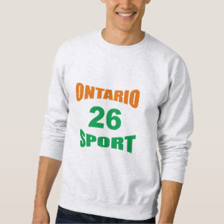 Men's Sweatshirt ash  ONTARIO  SPORT  26