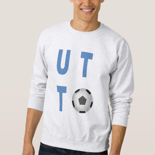 Men's Sweatshirt ash  UTAH  SPORT  (Front)