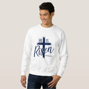Mens Sweatshirt He Is Risen