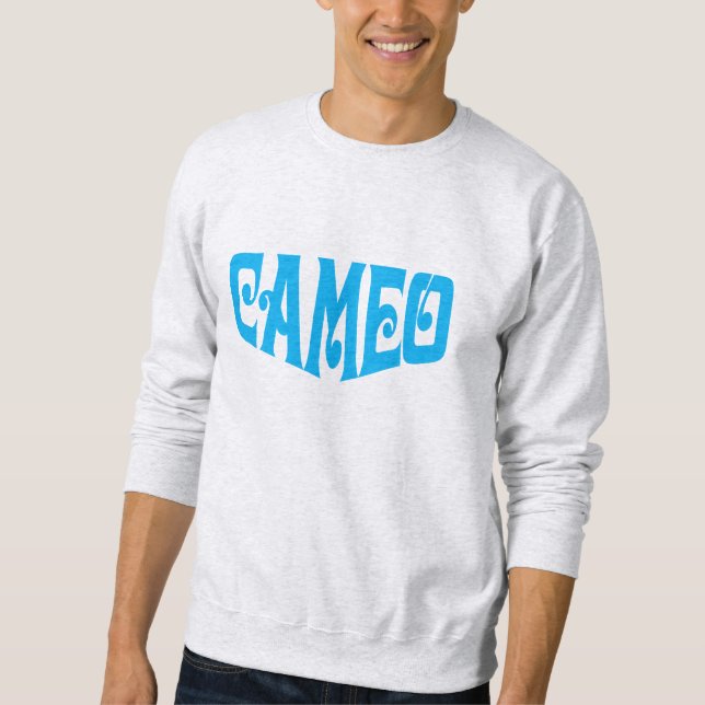 Men's sweatshirt with blue Cameo logo (Front)