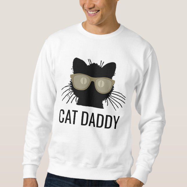 Mens Sweatshirts, CAT DADDY Sweatshirt (Front)