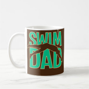 Mens Swim Dad  Coffee Mug