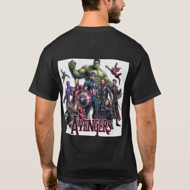 Men's T-Shirt Avengers design (Back)
