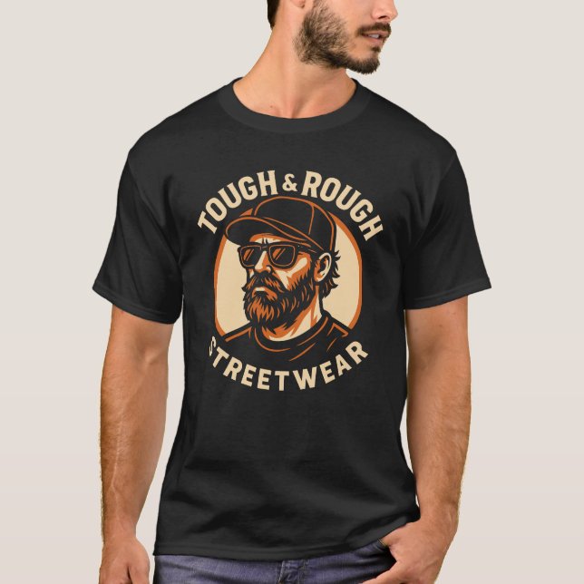 Men's T shirt Black  (Front)
