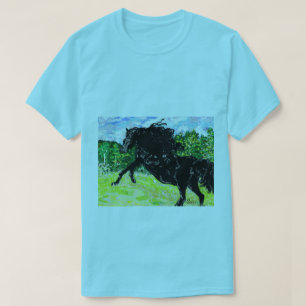 Men's T-Shirt Black Stallion Thunder
