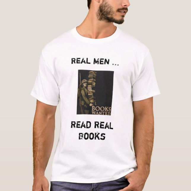 men's t-shirt books (Front)