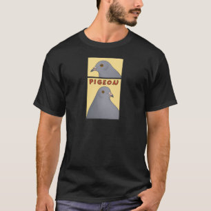 Men's T-Shirt Cartoon Pigeon