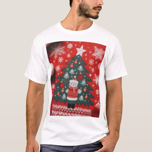 Men's T-Shirt chrismas design  (Front)