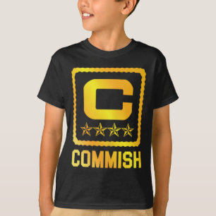 Mens T Shirt Commish Fantasy Football Draught Comm