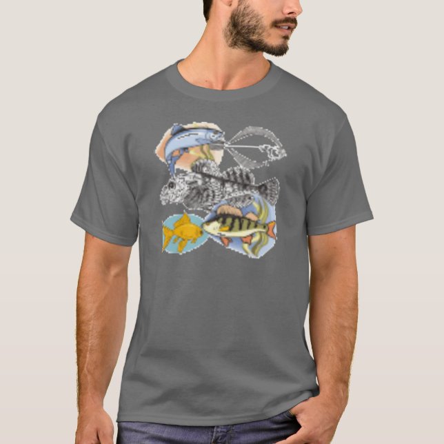Men's T-Shirt, FISHING T-Shirt (Front)