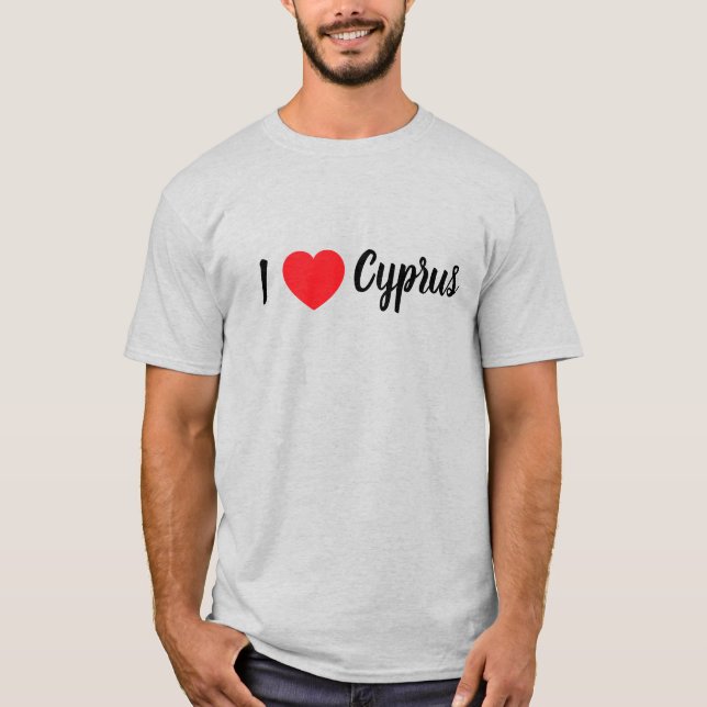 Men's T-Shirt (I "heart" Cyprus) (Front)