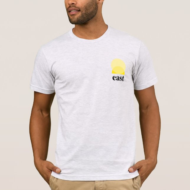 Men's T-Shirt in Ash (Front)