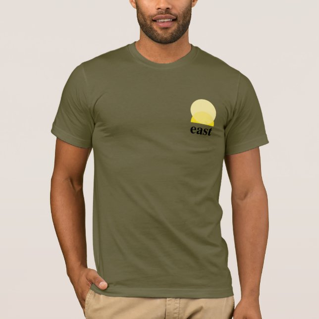 Men's T-Shirt in Green (Front)