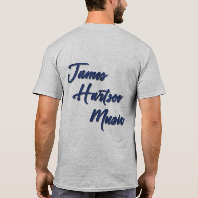 Men's T-shirt - James Hartsoe singing (Back)
