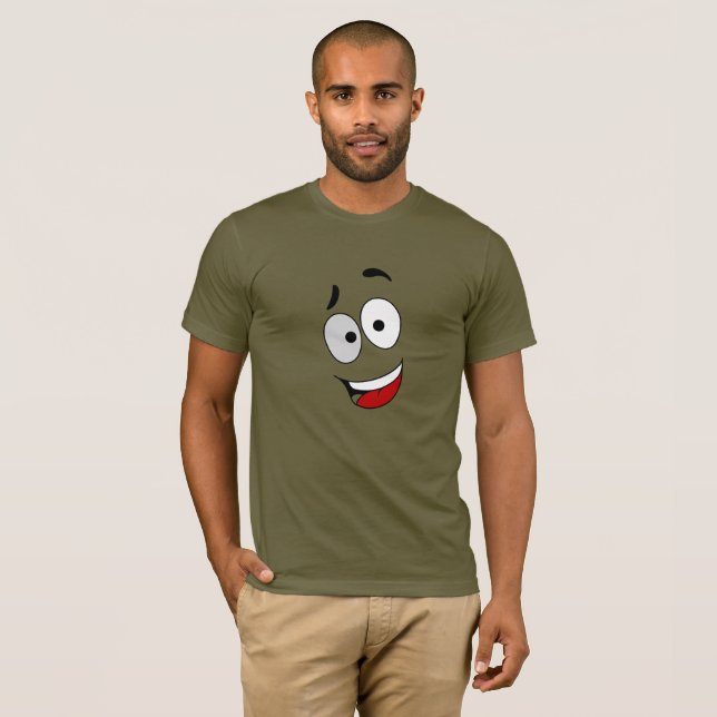Men's T-shirt - Jasper - A happy face (Front Full)