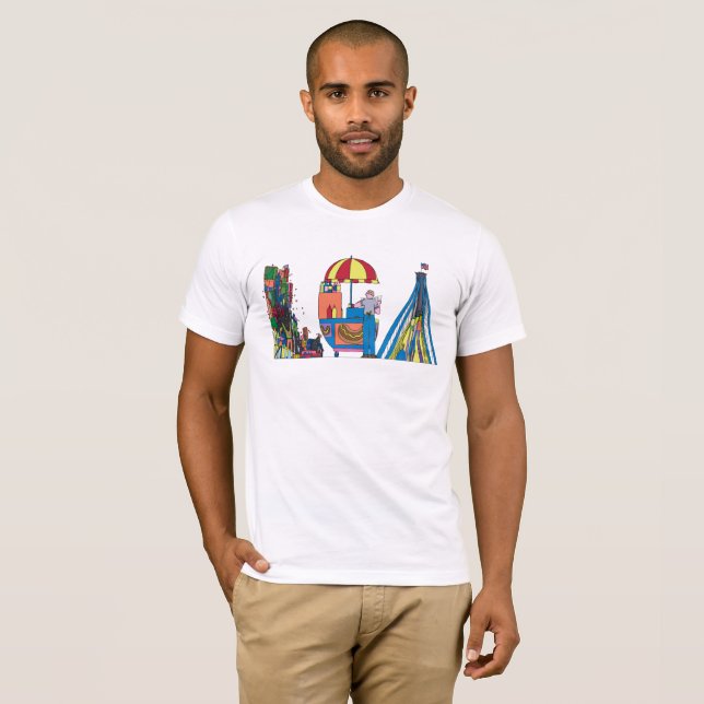 Men's T-Shirt | NEW YORK, NY (LGA) (Front Full)