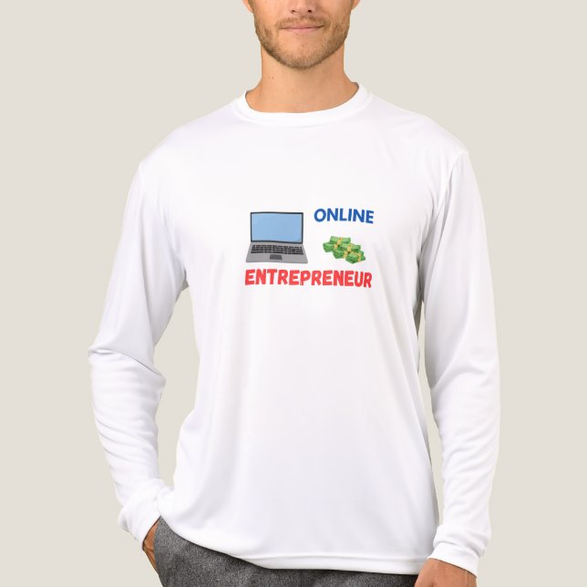 Men's T-shirt – Online Entrepreneur Tri-Blend Shir Shirt (Front)