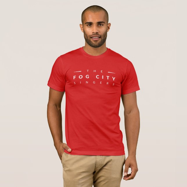 Men's T-Shirt (Red) (Front Full)