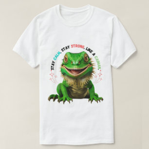 Men's T-Shirt: Stay Calm, Stay Strong, Like a Caim T-Shirt