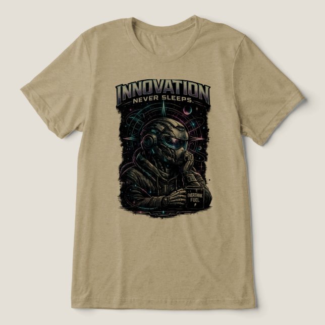 Men's T-Shirt Tri-Blend Shirt (Design Front)