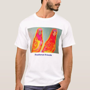 Men's T-Shirt with Bird Feathered Friends