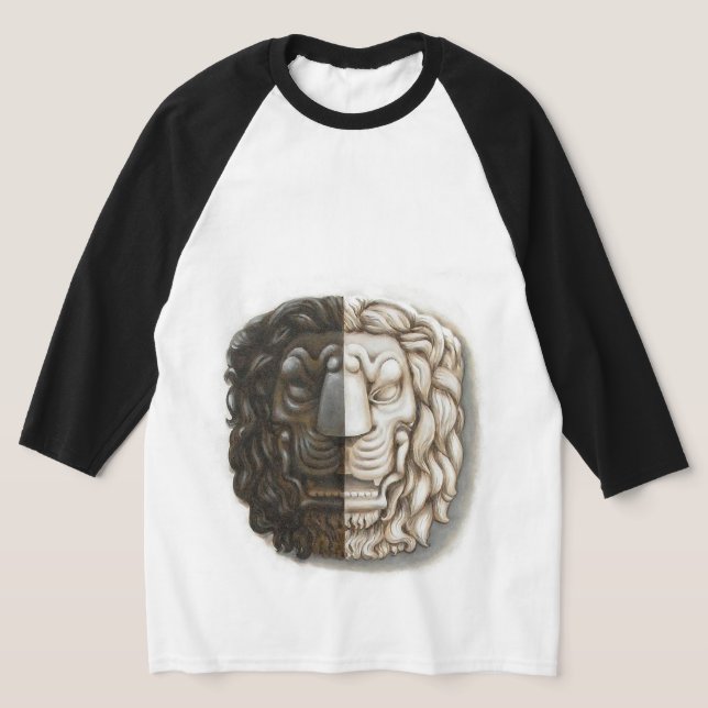 men's t-shirt with lion (Laydown)