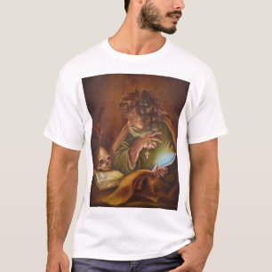 Men's t-shirt with printed contemporary art