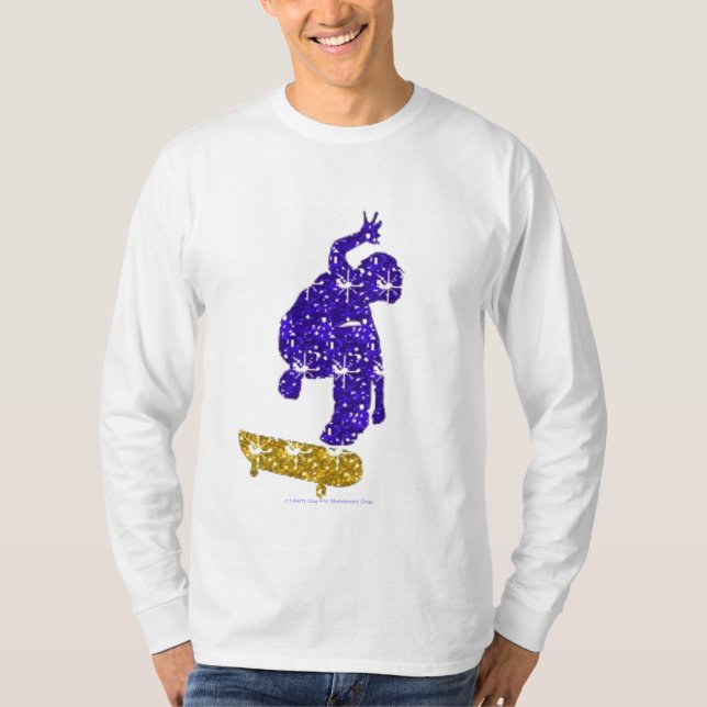 MENS T-SHIRTS - PRO SKATEBOARDING SHREDDER SPARKLE (Front)