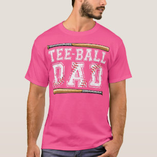 Mens Tball Dad TBall Dad Tee Ball Daddy Sport Fath