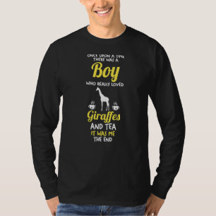 Mens Tea And Giraffes T-Shirt